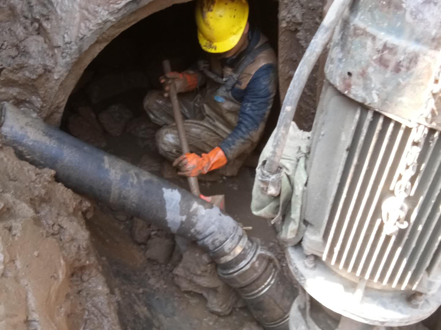 潭门镇管道清淤