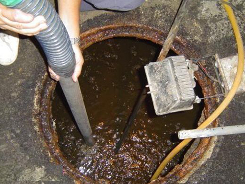 潭门镇隔油池清理